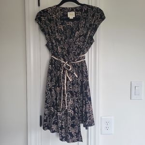 Anthropologie Maeve Naronha Elephant Print Dress